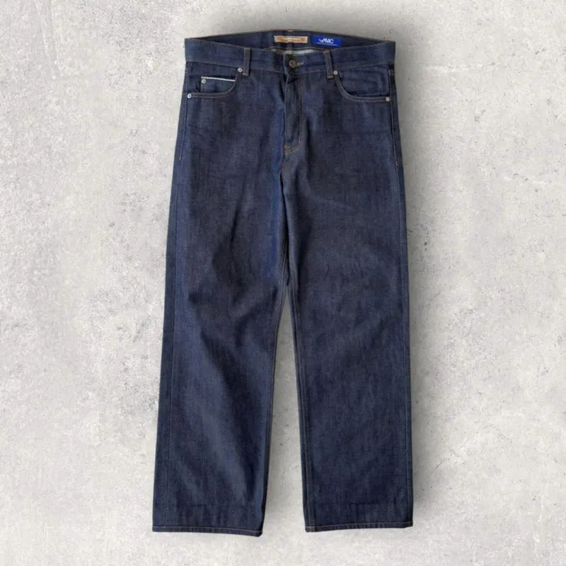 Frizmworks Selvedge Denim Straight Pant Indigo W34 made by FrizmWORKS