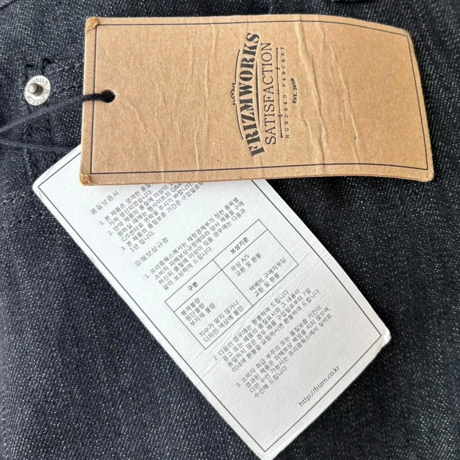 Frizmworks Tapered Skinny Jean Grey W32 sold by WearHouse UK product image thumbnail 5