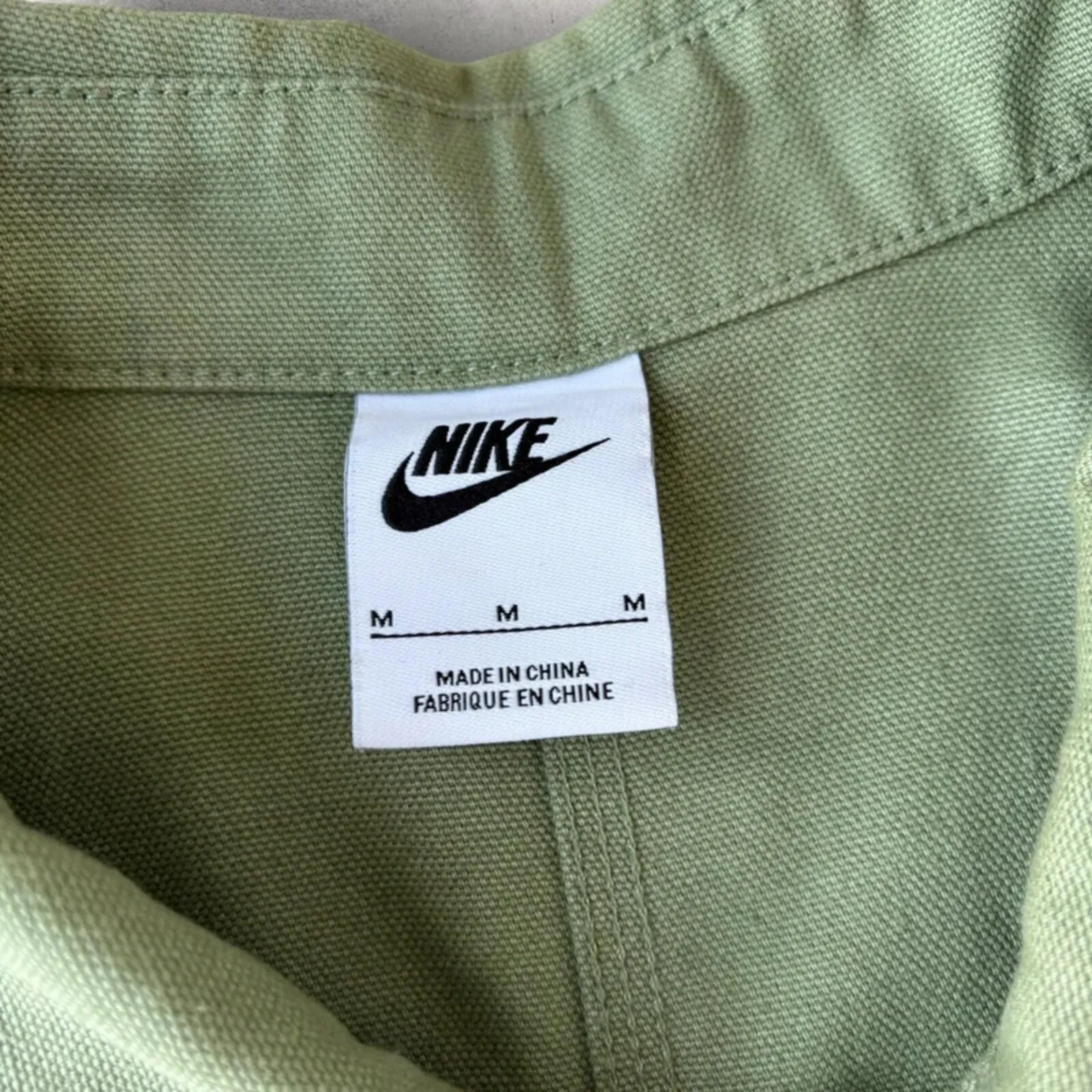 Nike Chore Overshirt Sage Green M sold by WearHouse UK product image thumbnail 5