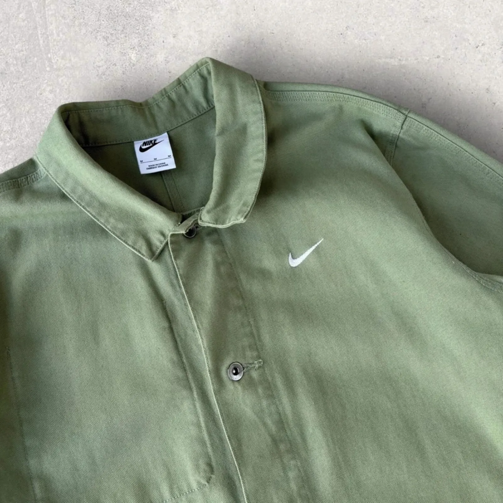 Nike Chore Overshirt Sage Green M sold by WearHouse UK product image thumbnail 4