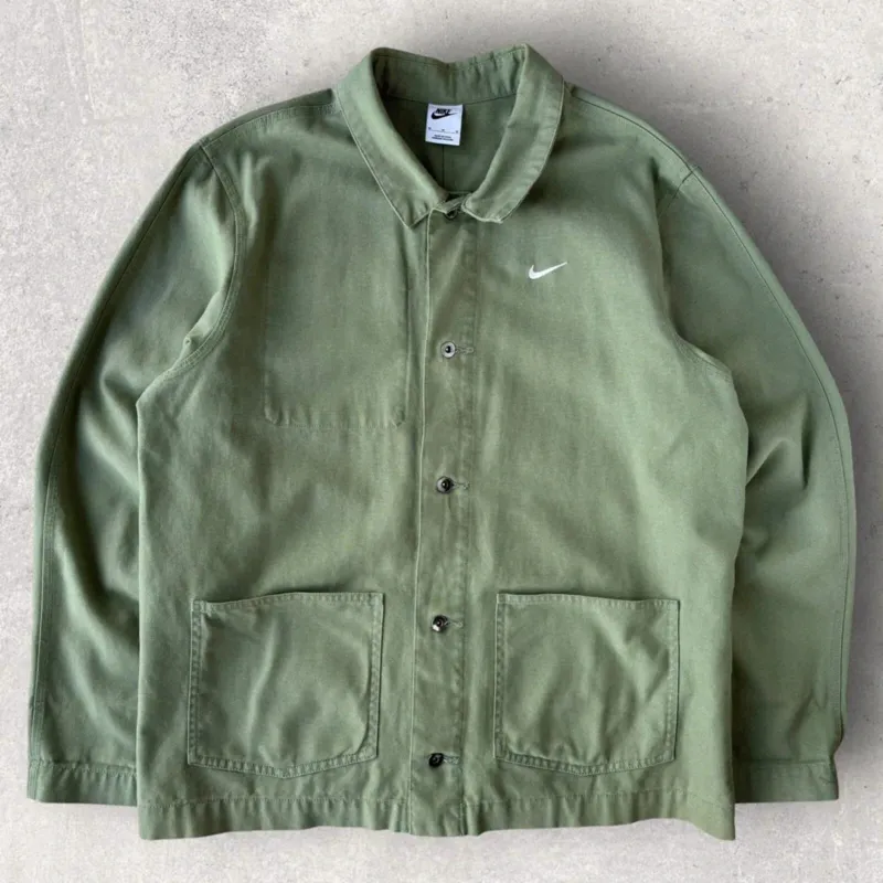 Nike Chore Overshirt Sage Green M made by Nike