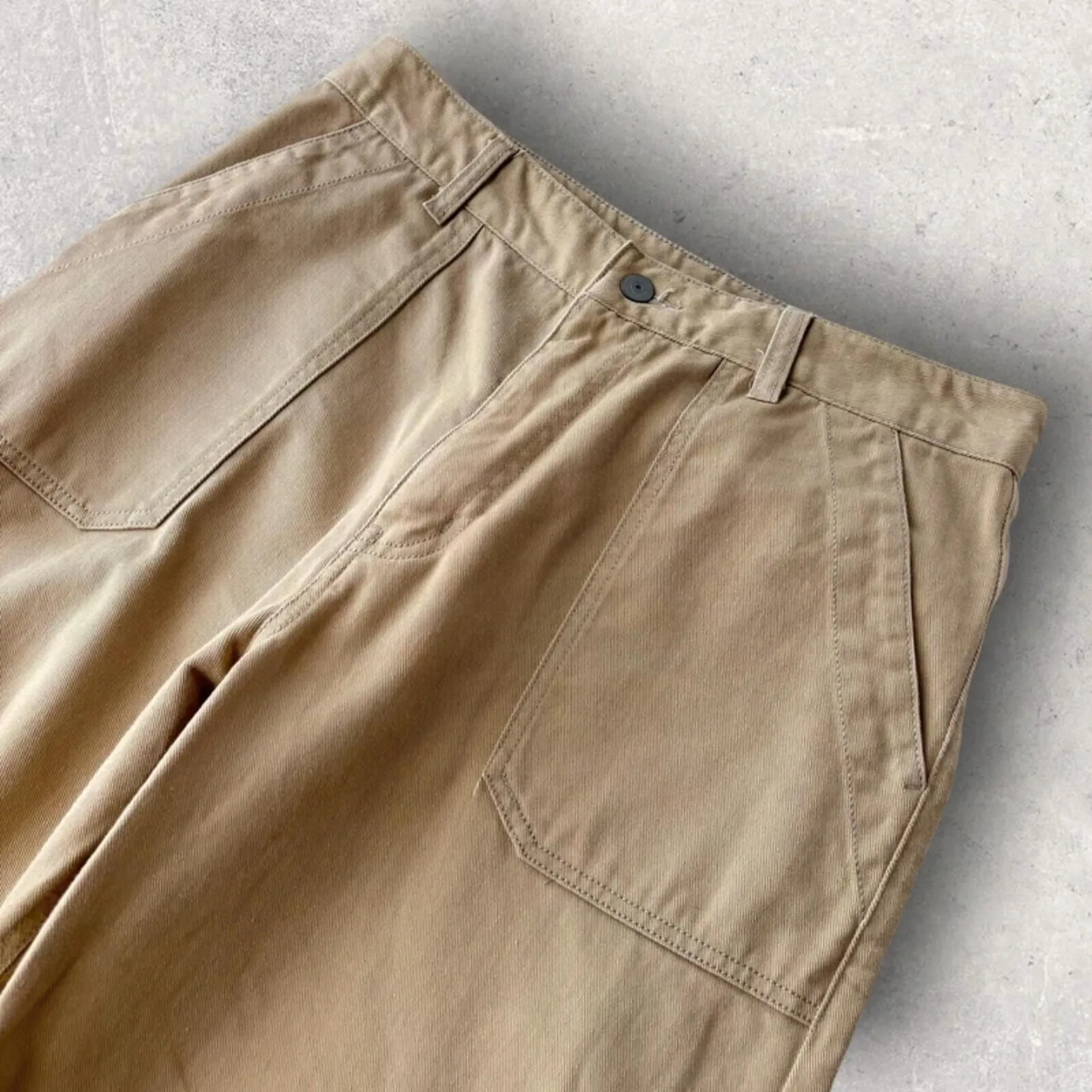 Uniform Bridge Straight Twill Fatigue Pant Beige L sold by WearHouse UK product image thumbnail 3