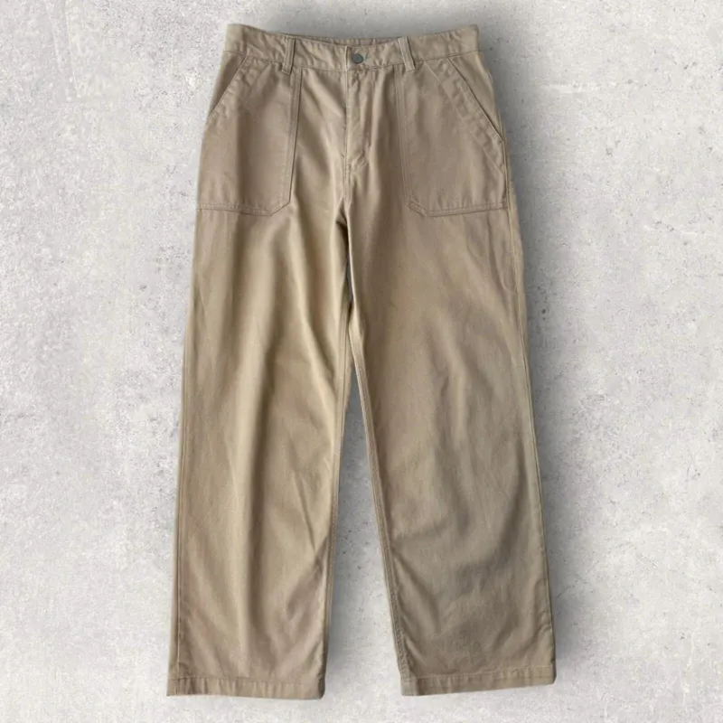 Uniform Bridge Straight Twill Fatigue Pant Beige L made by Uniform Bridge