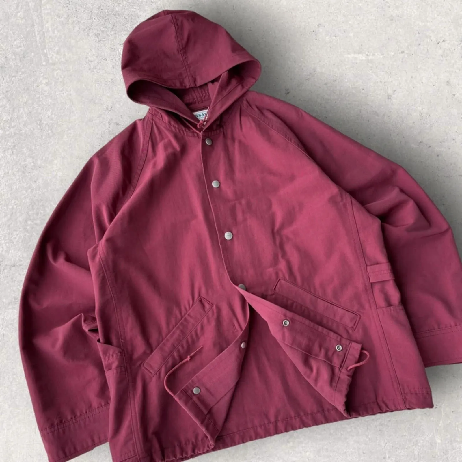 Sassafras Gardners Utility Jacket Burgundy S sold by WearHouse UK product image thumbnail 4