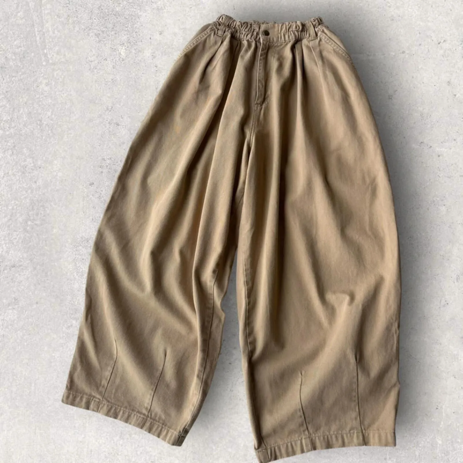Uniform Bridge Twill Balloon Pant Beige W30 sold by WearHouse UK product image thumbnail 4