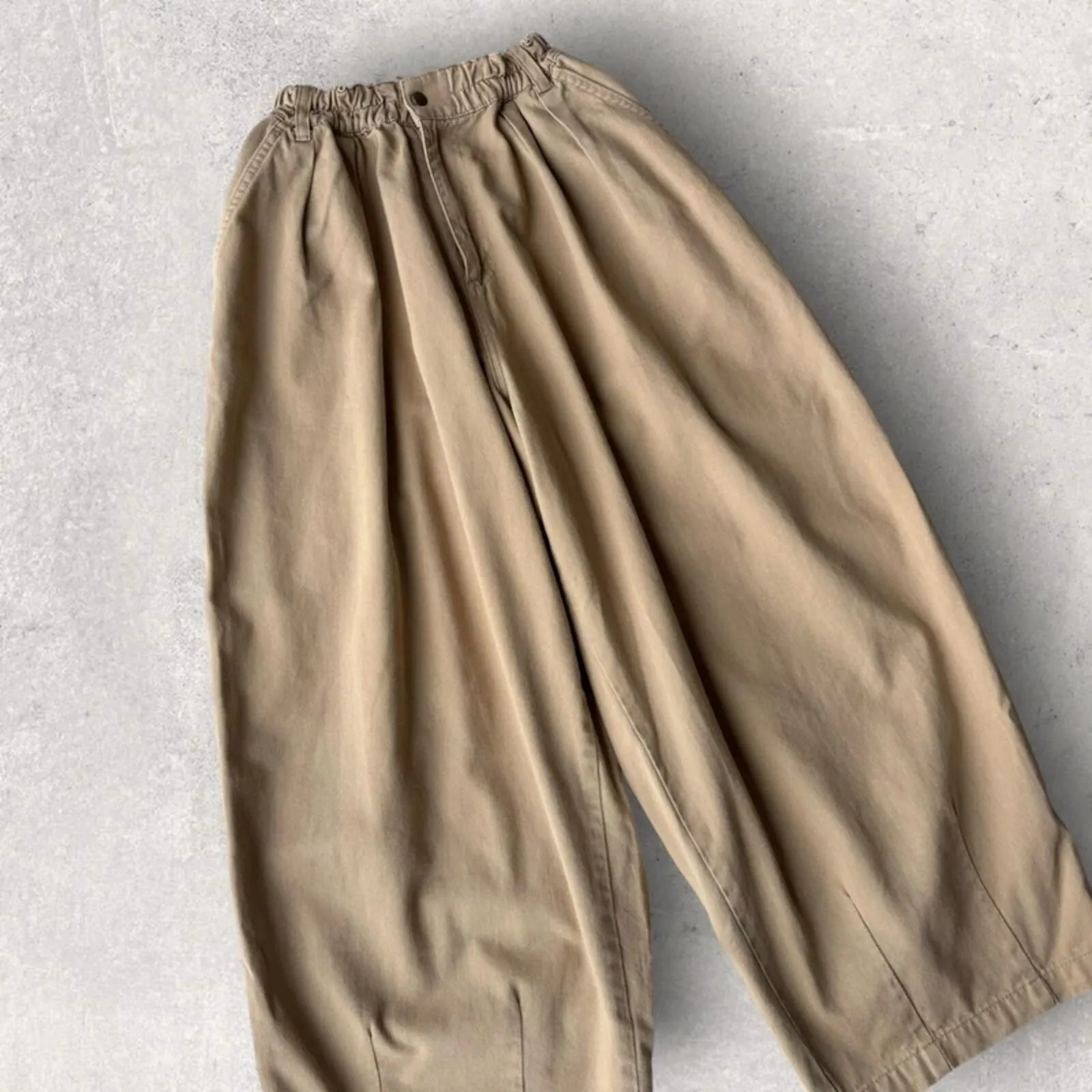 Uniform Bridge Twill Balloon Pant Beige W30 sold by WearHouse UK product image thumbnail 3