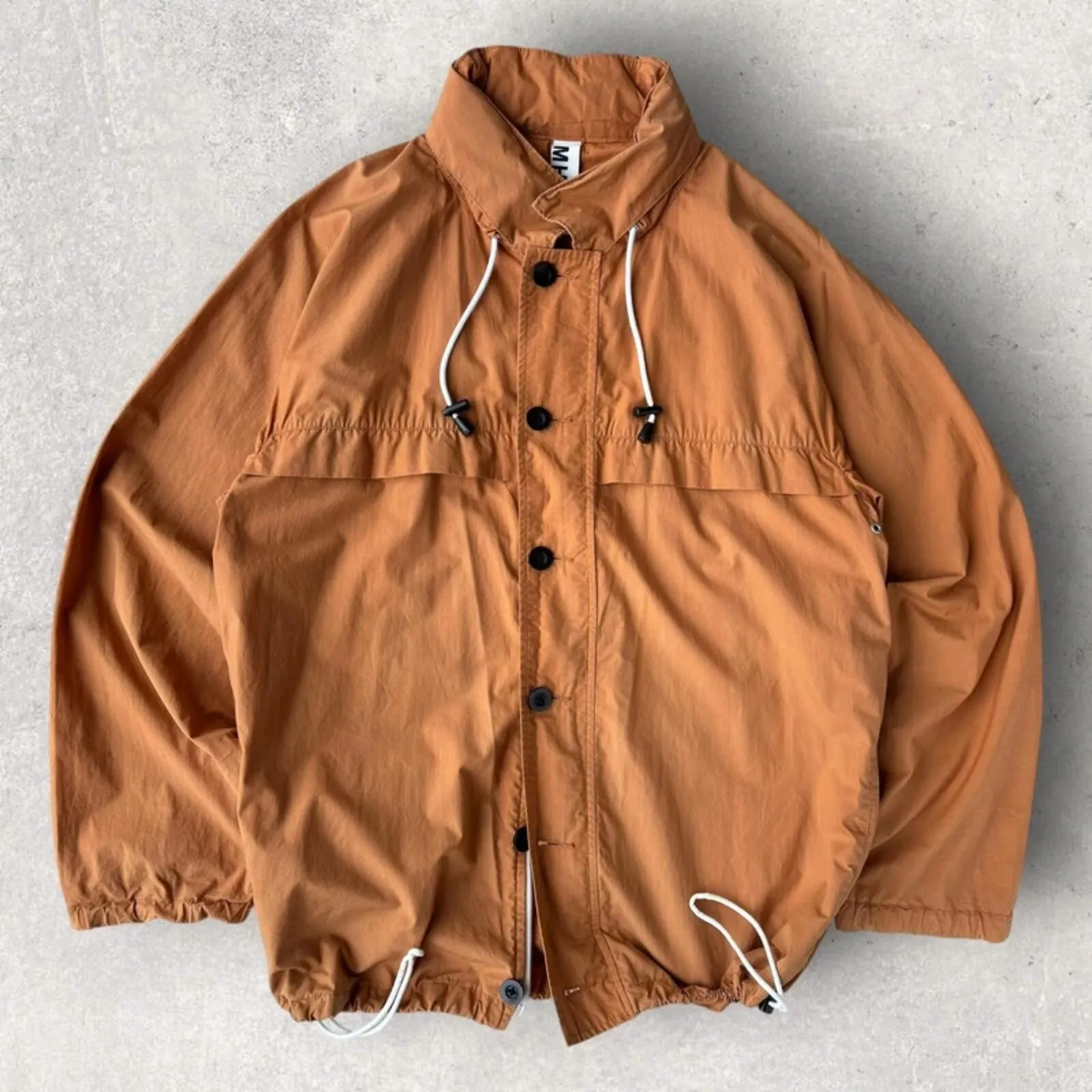 MHL Light Cotton Utility Windbreaker Rust M sold by WearHouse UK