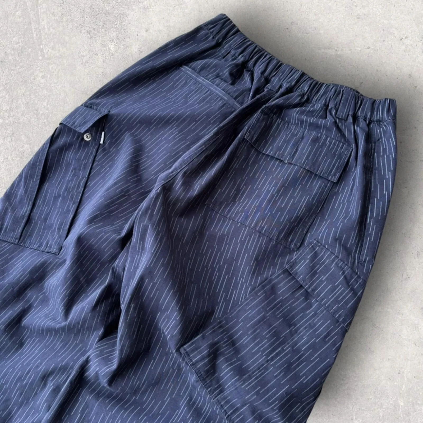Anglan Raindrop Balloon Cargo Pant Navy L sold by WearHouse UK product image thumbnail 5