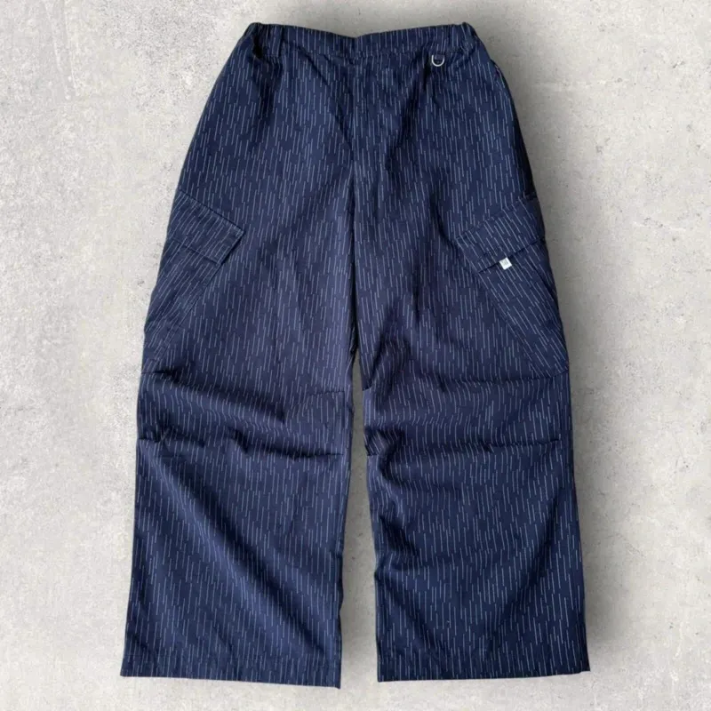 Anglan Raindrop Balloon Cargo Pant Navy L made by Anglan