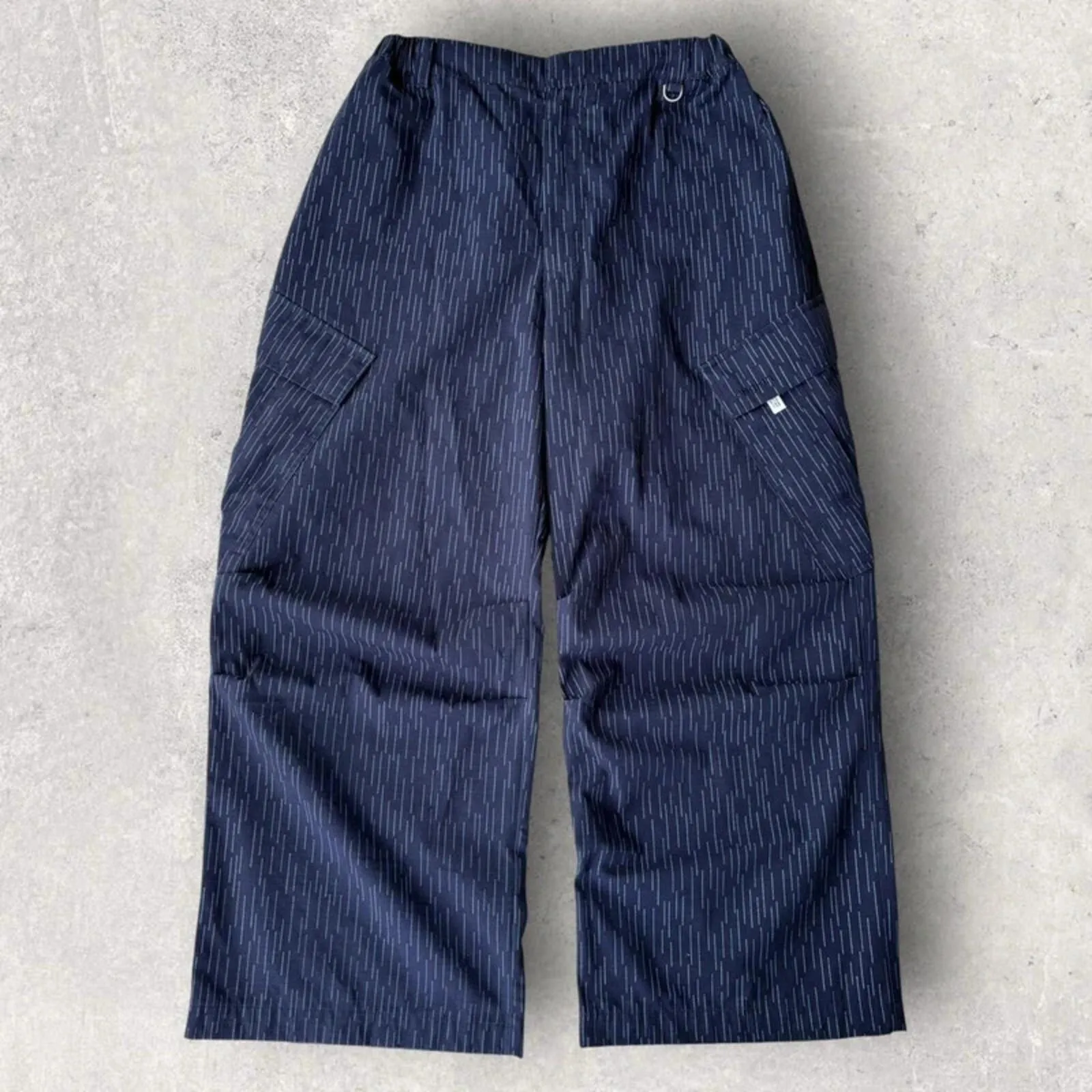 Anglan Raindrop Balloon Cargo Pant Navy L sold by WearHouse UK