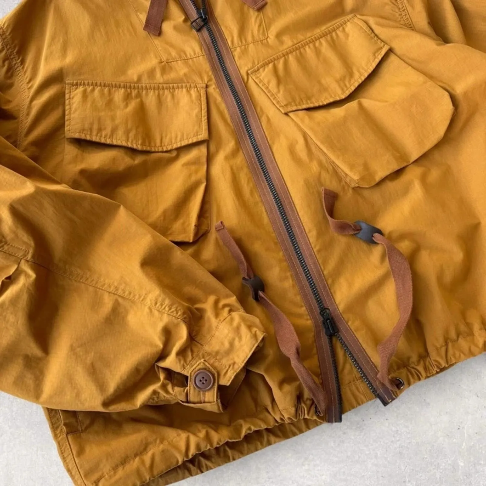 Frizmworks Smock Hooded Parka Mustard XL sold by WearHouse UK product image thumbnail 5