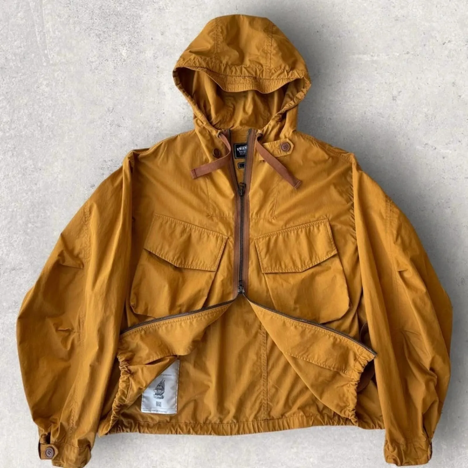 Frizmworks Smock Hooded Parka Mustard XL sold by WearHouse UK product image thumbnail 2