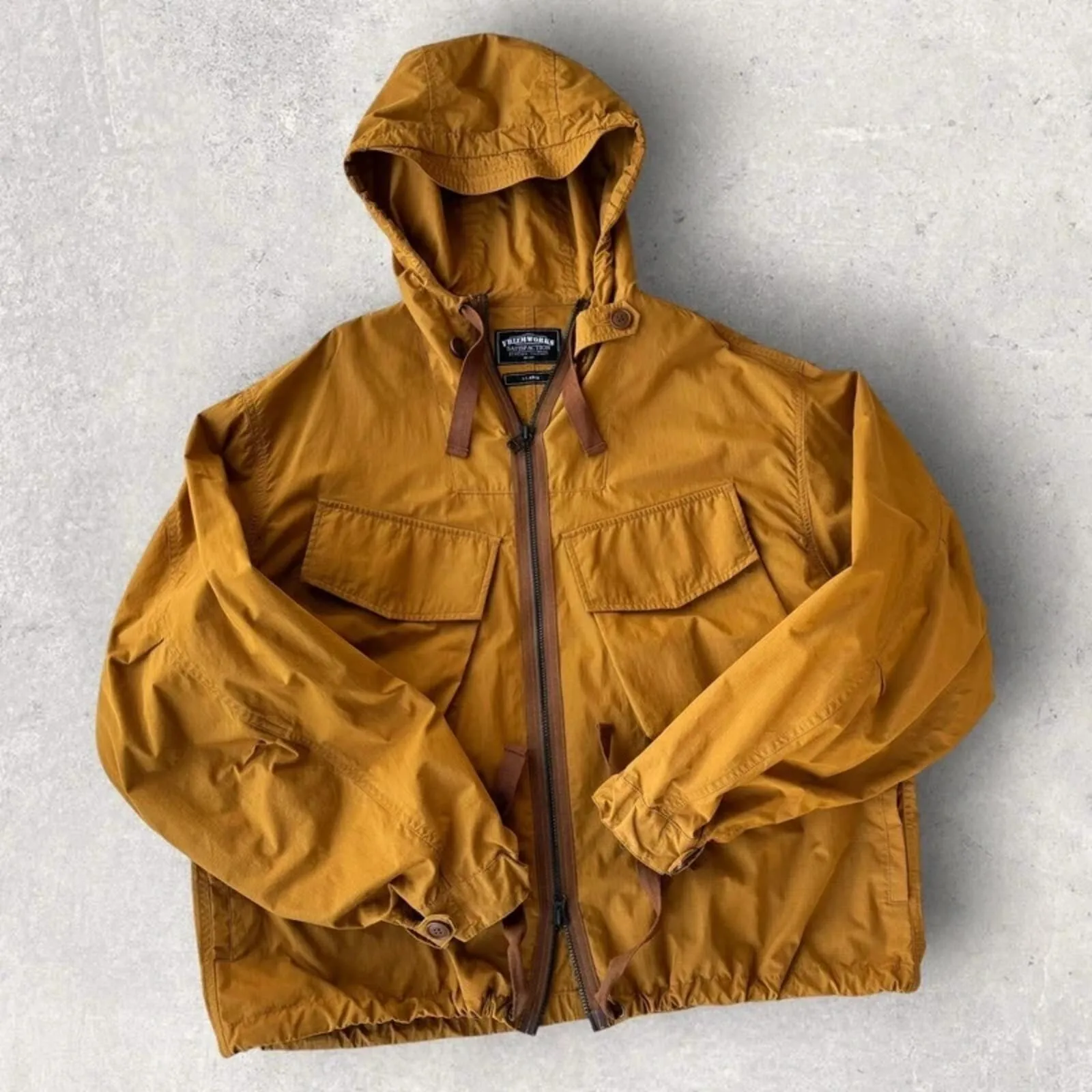 Frizmworks Smock Hooded Parka Mustard XL sold by WearHouse UK product image thumbnail 3