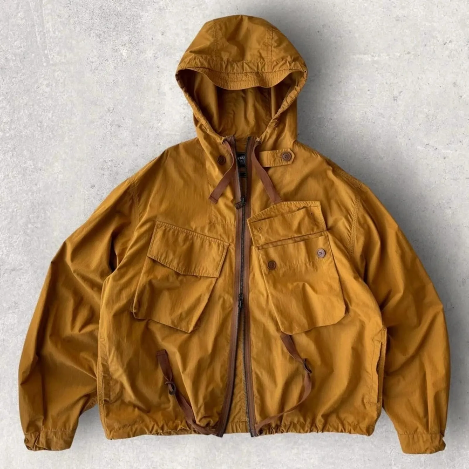 Frizmworks Smock Hooded Parka Mustard XL sold by WearHouse UK