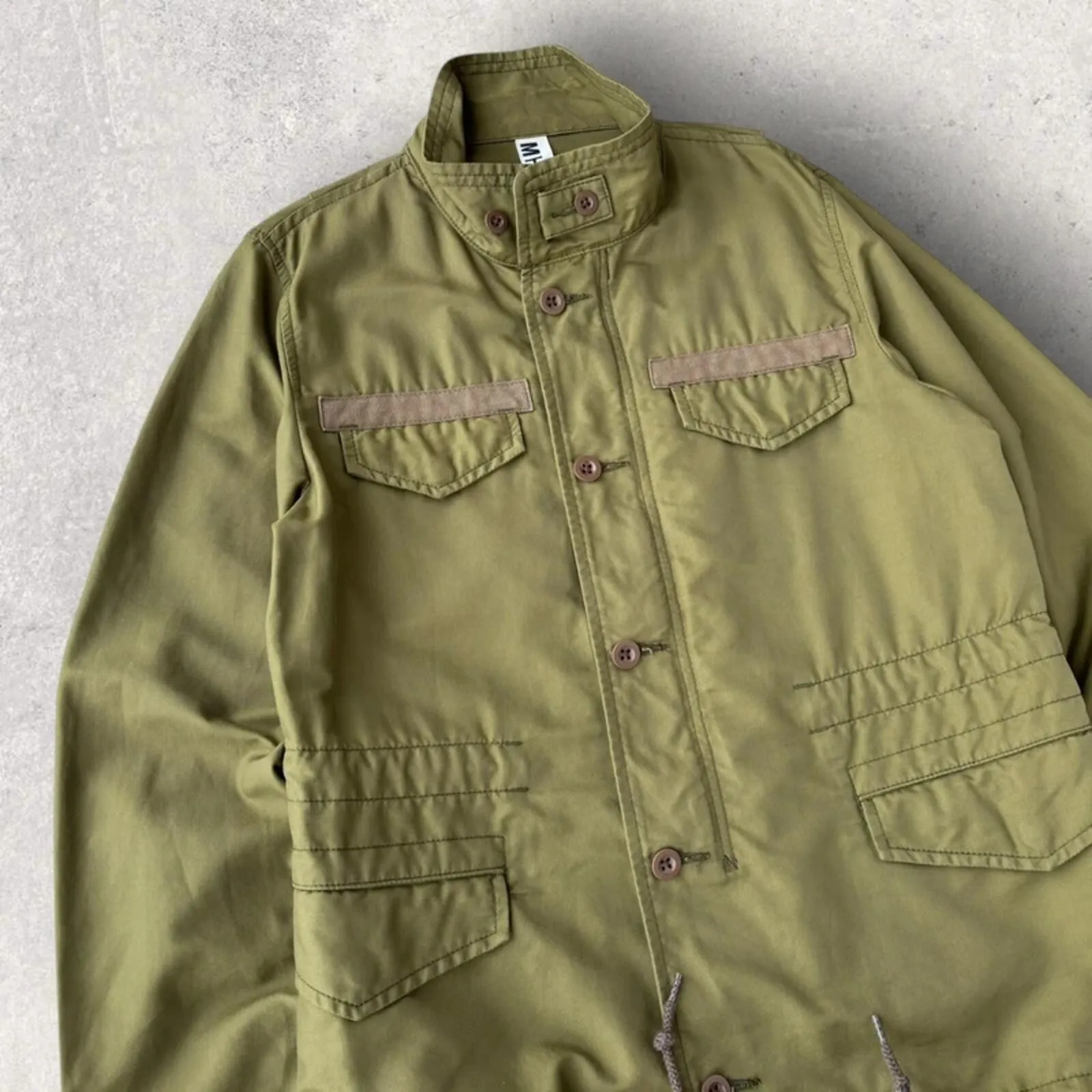 Margaret Howell X Alpha Industries Military Jacket Olive S sold by WearHouse UK product image thumbnail 2