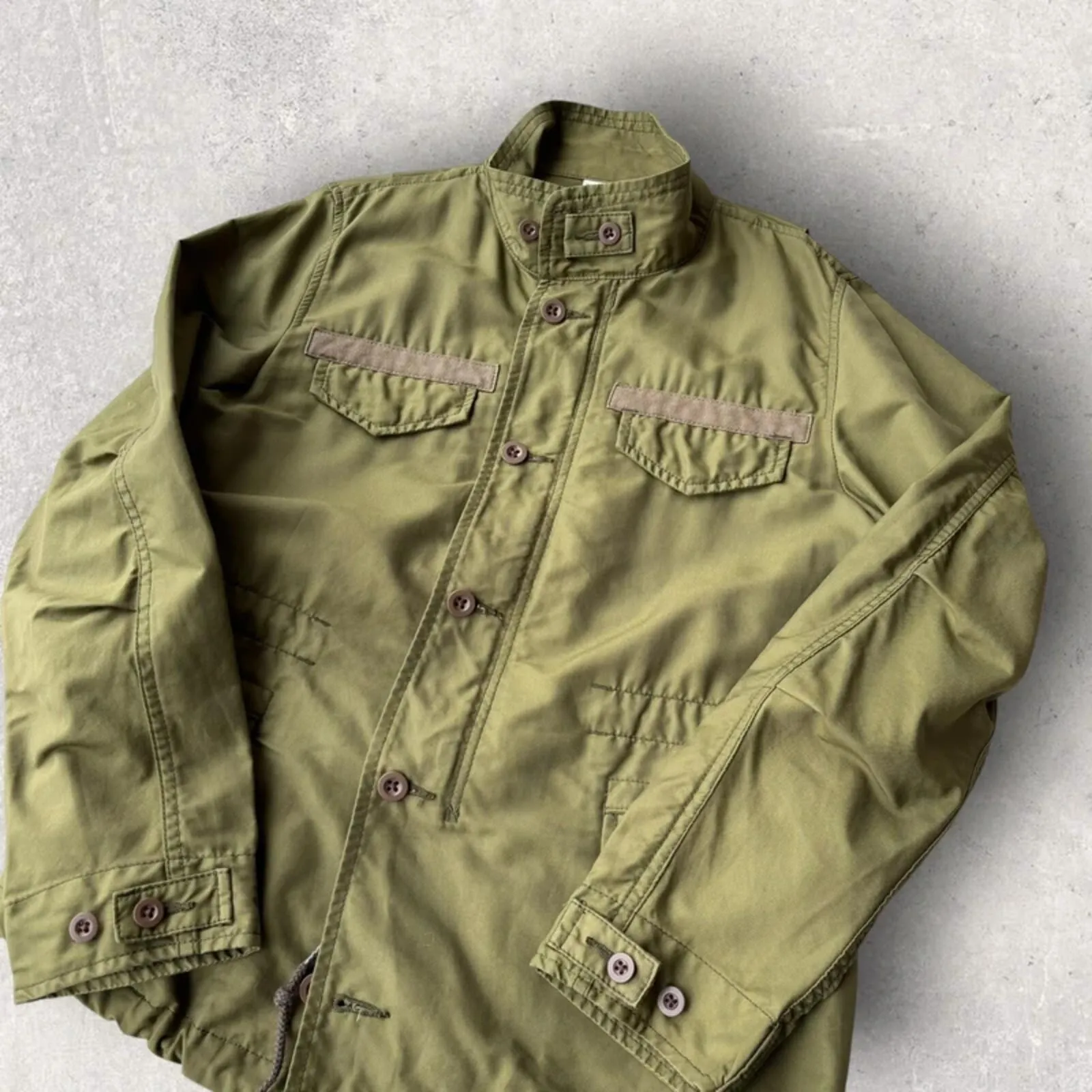 Margaret Howell X Alpha Industries Military Jacket Olive S sold by WearHouse UK product image thumbnail 4