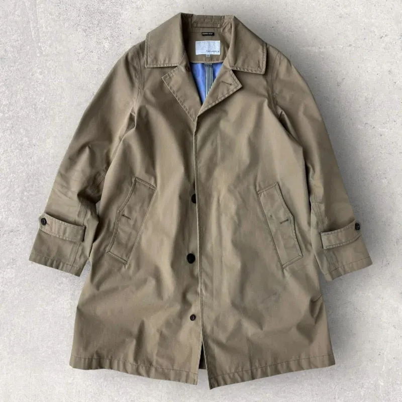 Nanamica Gore-Tex Overcoat Beige S Japan Techwear made by Nanamica