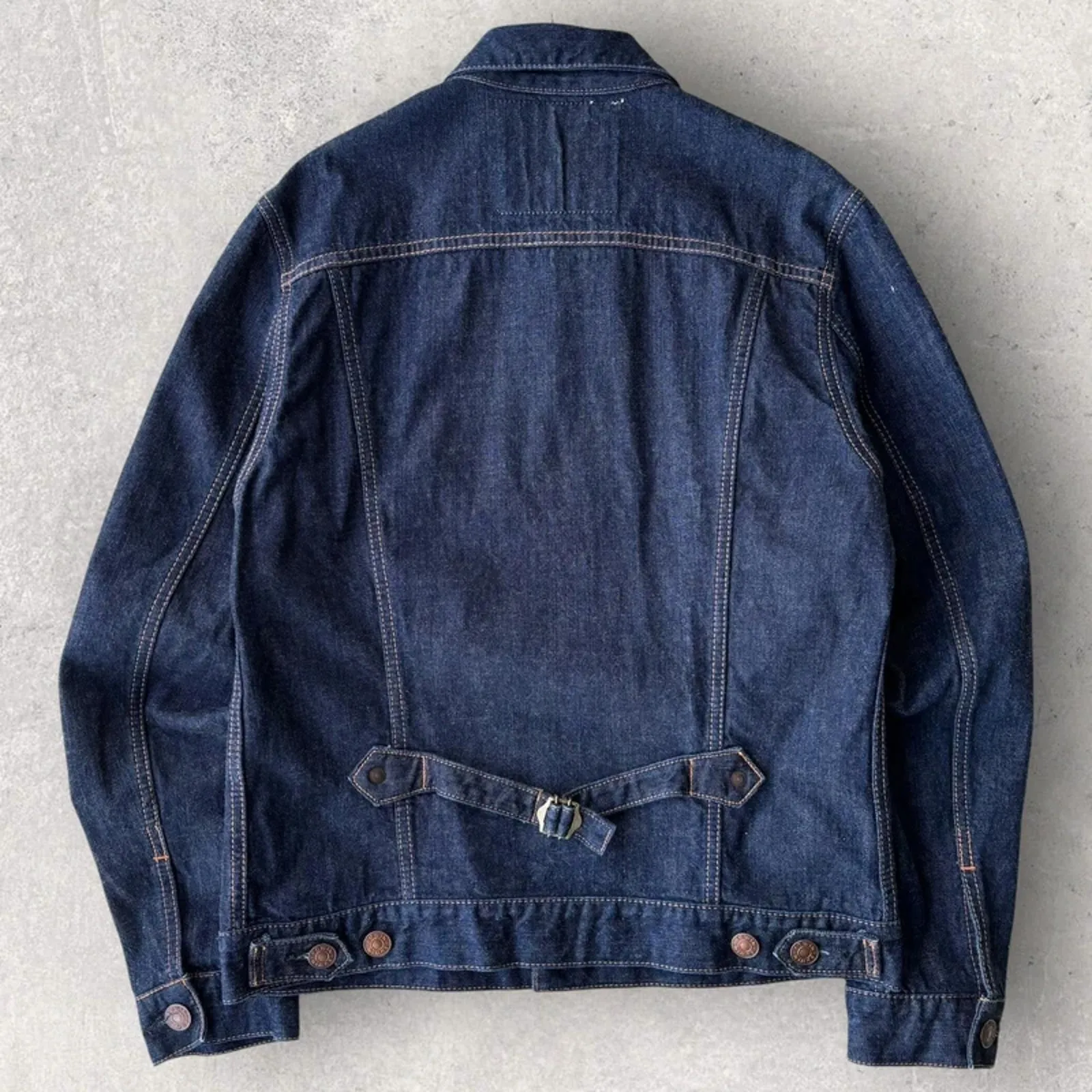 Edwin Japan XU Cropped Denim Jacket Indigo Womens L Japan Import sold by WearHouse UK product image thumbnail 2