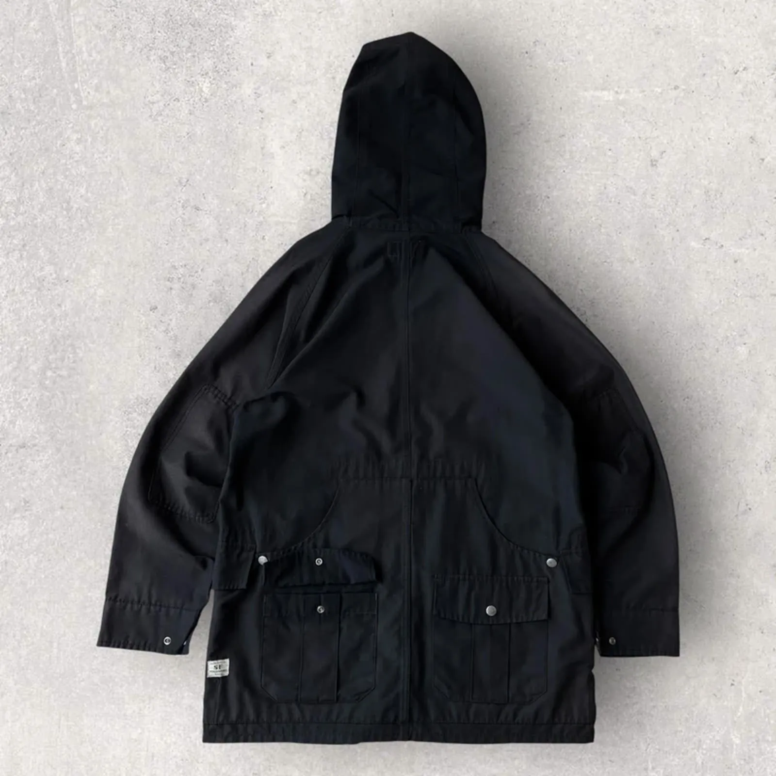 Sassafras Gardener Tech Utility Coat Black S sold by WearHouse UK product image thumbnail 3