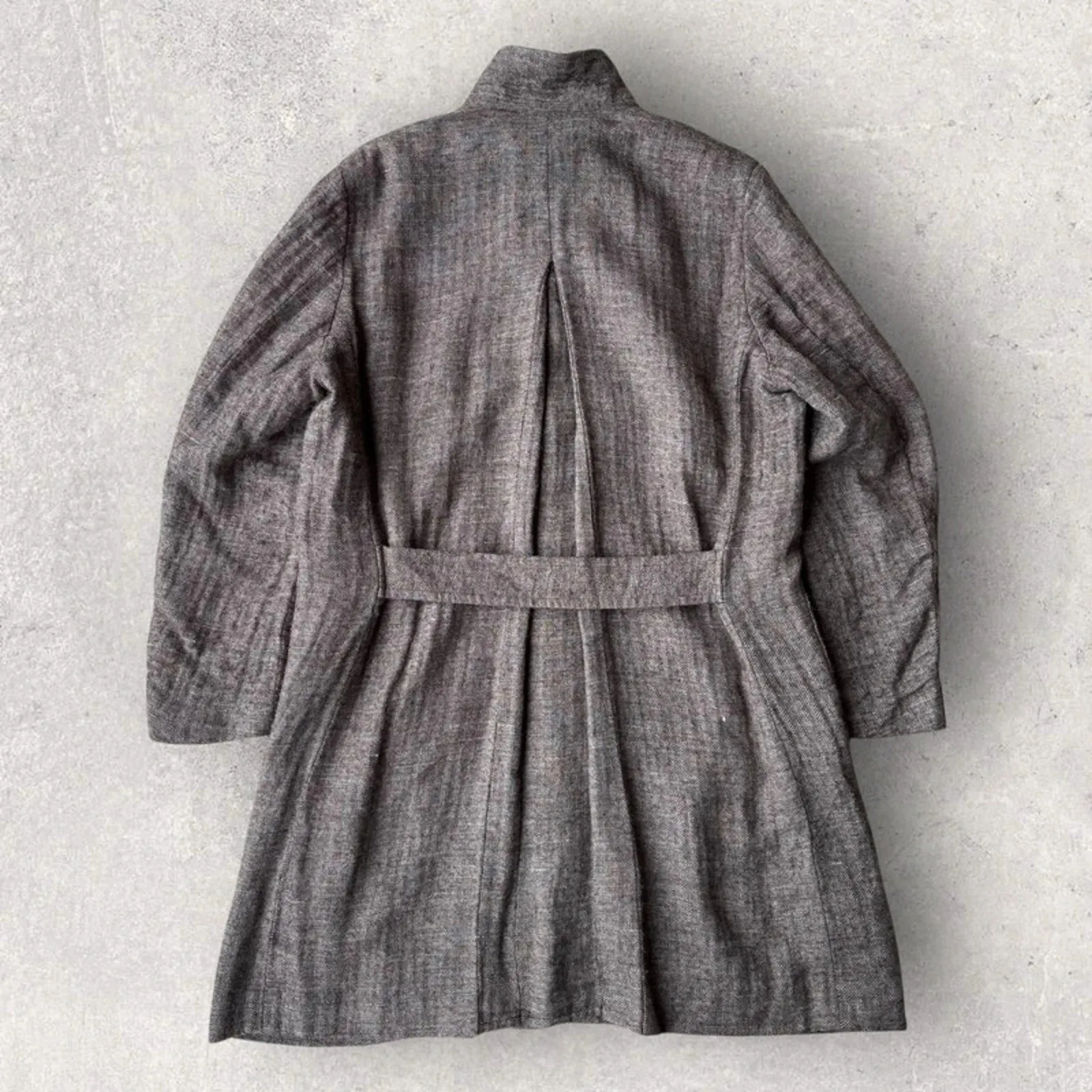 Snow Peak Japan Vintage Linen Overcoat – Beige – L sold by WearHouse UK product image thumbnail 2
