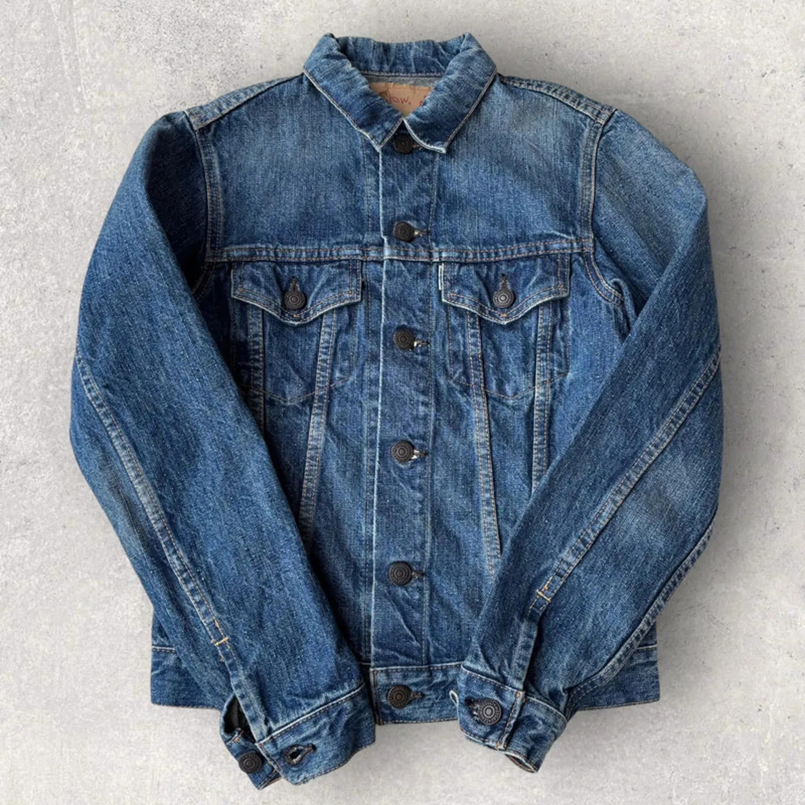 Orslow Trucker Denim Jacket – Indigo – XXS sold by WearHouse UK product image thumbnail 3