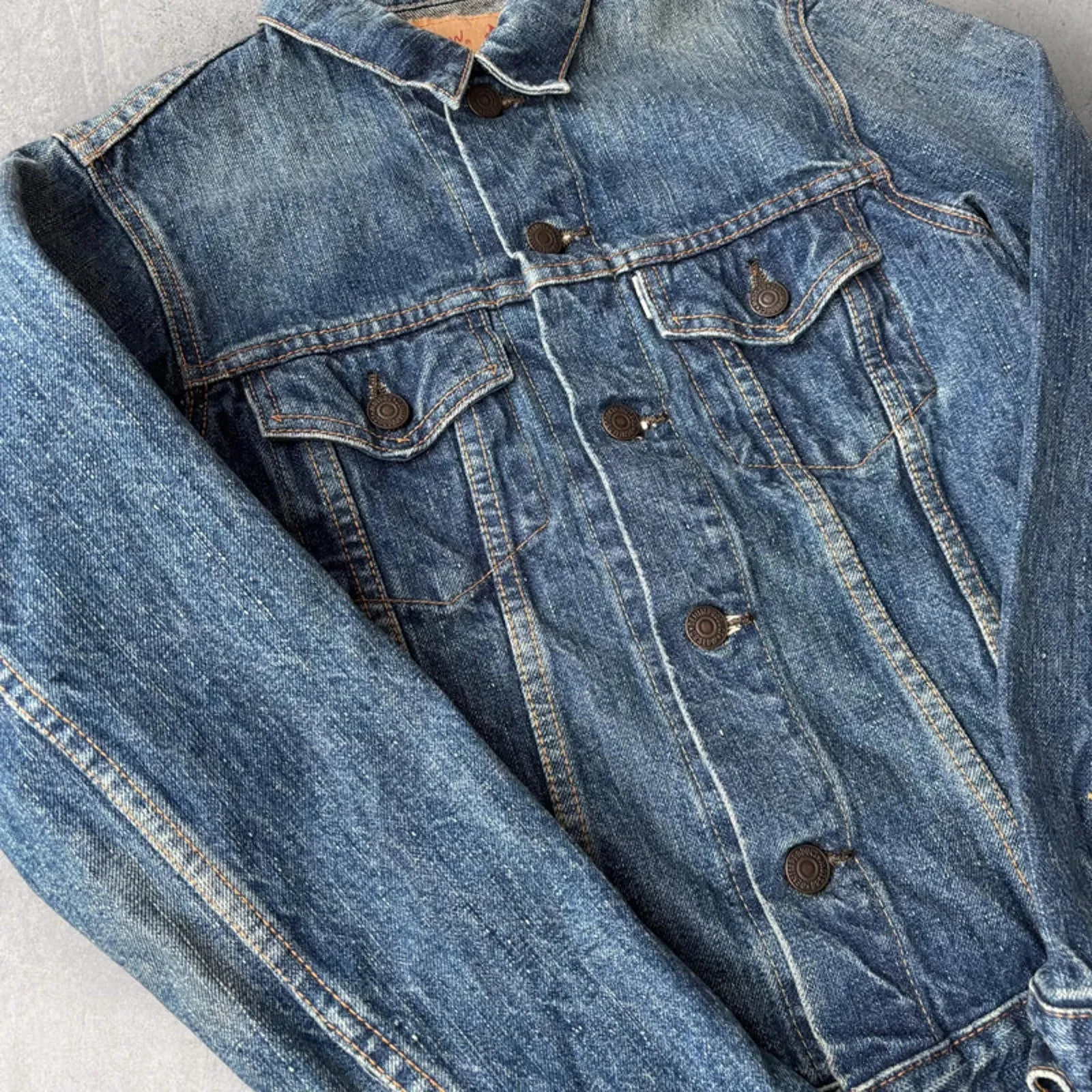 Orslow Trucker Denim Jacket – Indigo – XXS sold by WearHouse UK product image thumbnail 4