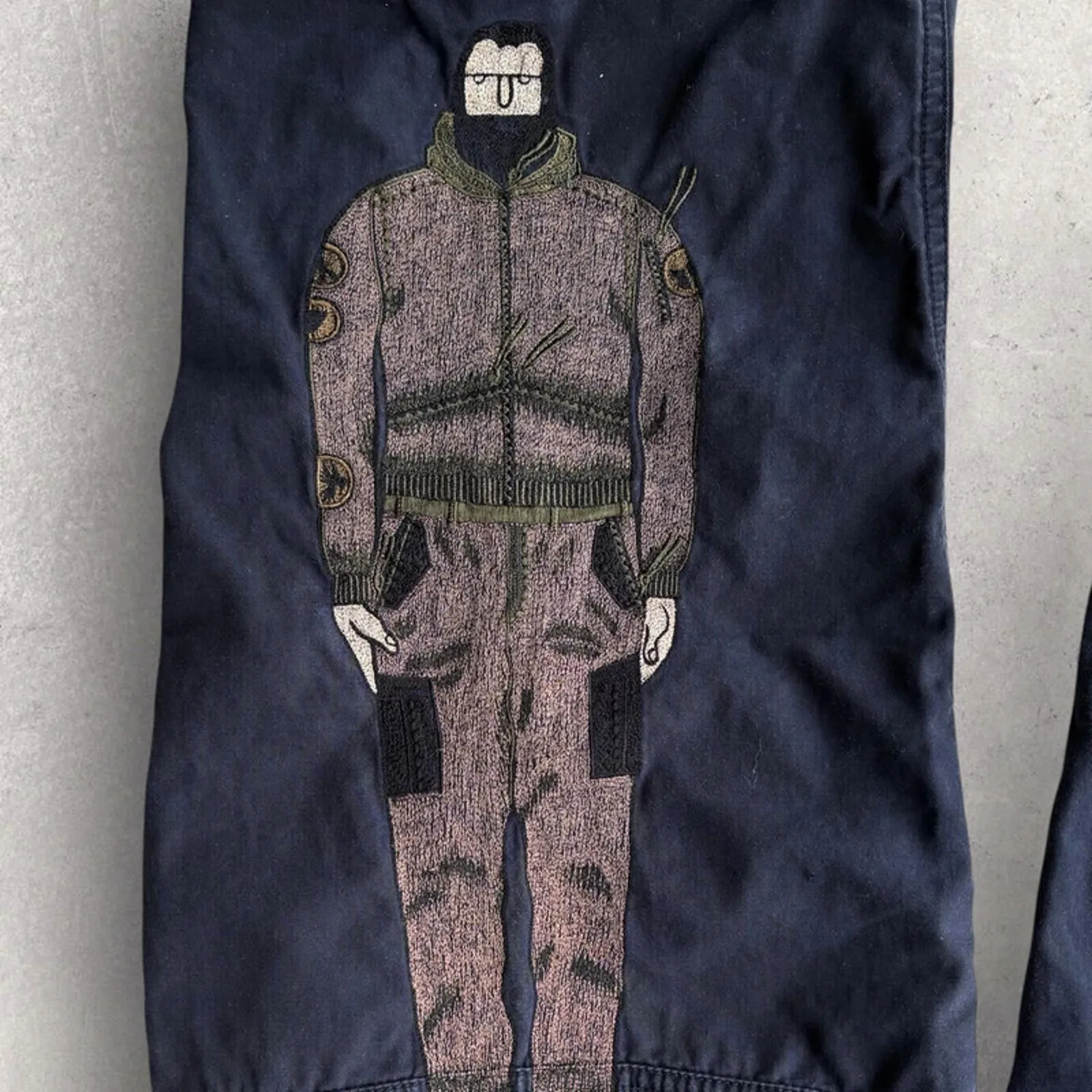 Maharishi Embroidered Pacifist SnoPant – Navy – S sold by WearHouse UK product image thumbnail 2