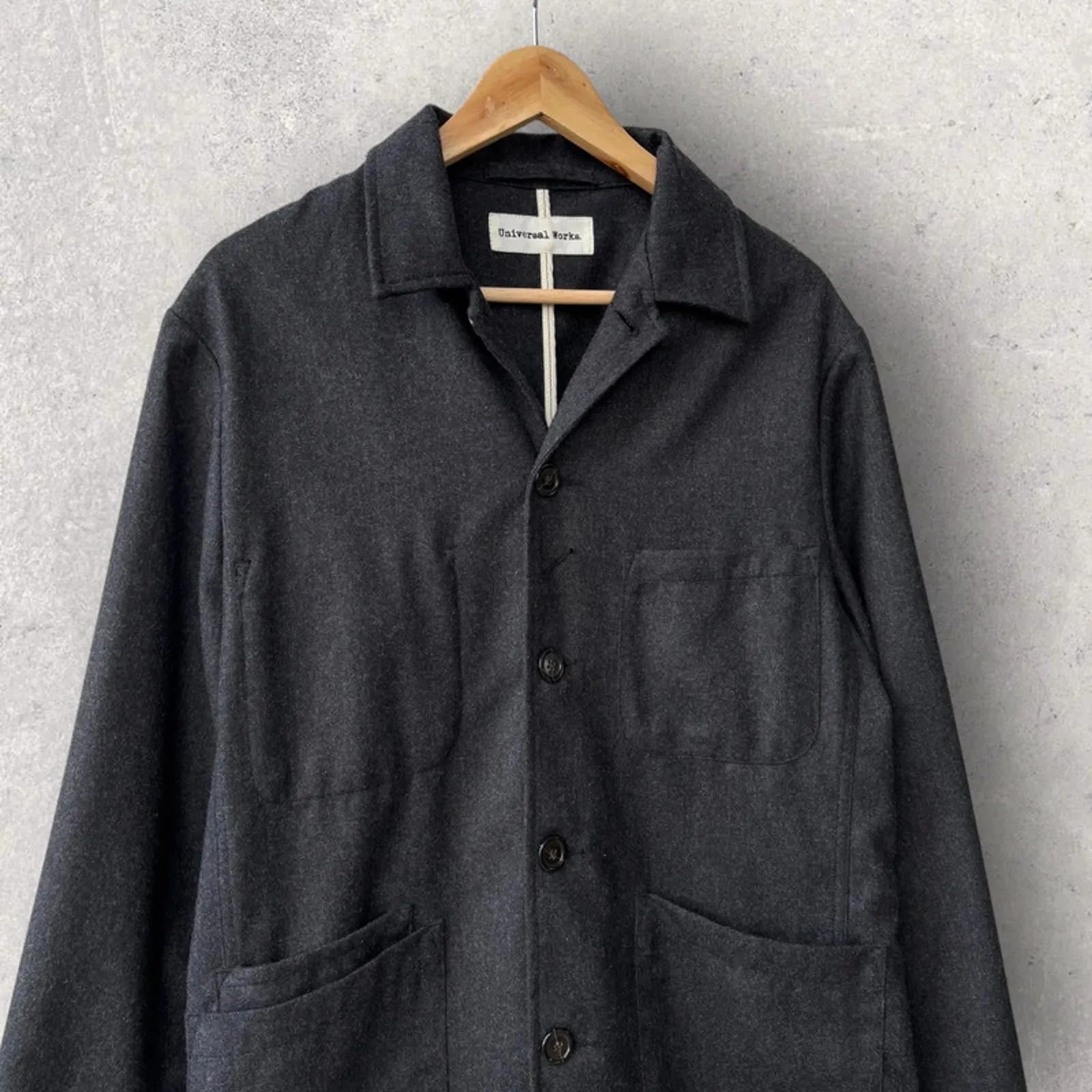 Universal Works Baker Utility Overshirt Grey Size M sold by WearHouse UK product image thumbnail 5