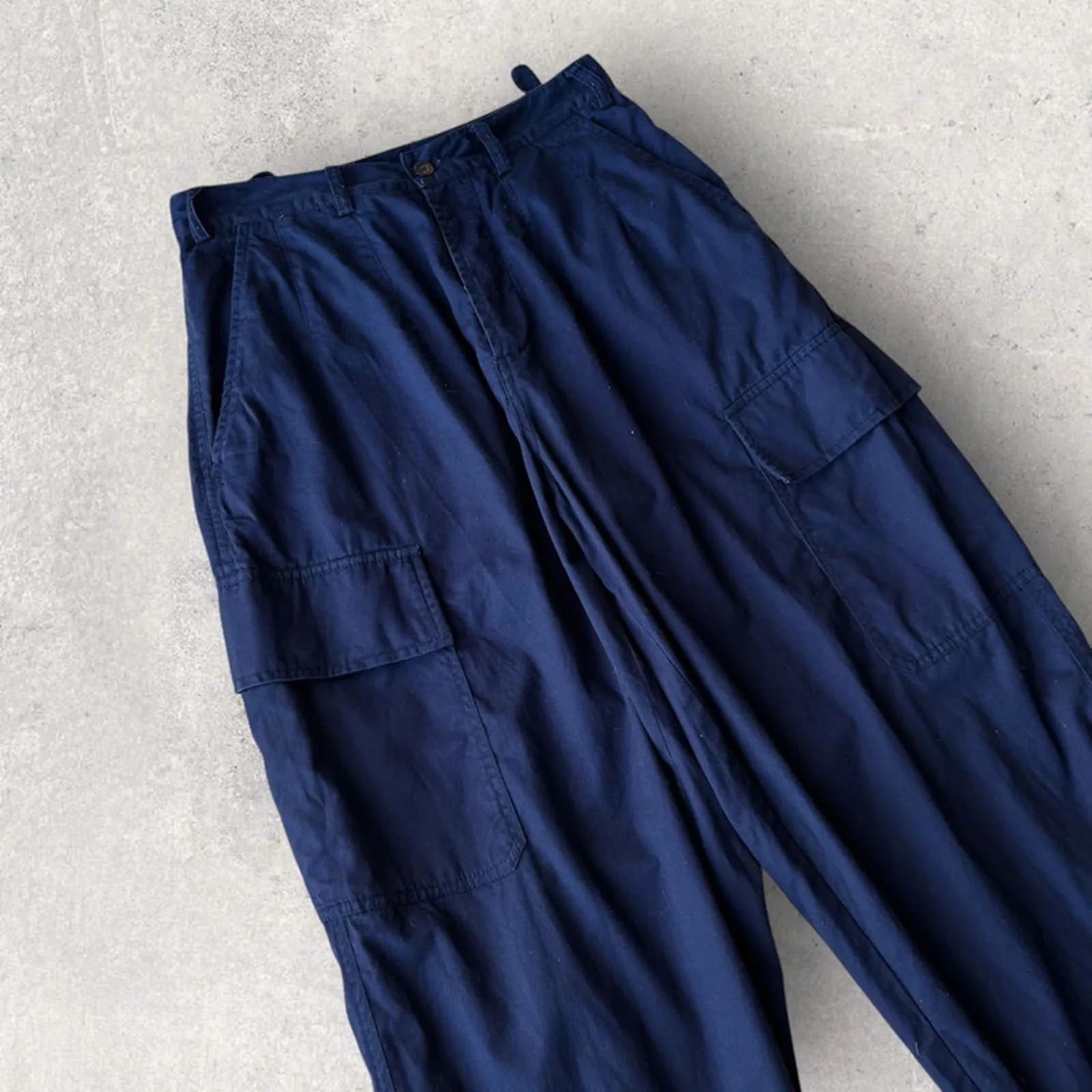 Universal Works Cotton Cargo Wide Trouser Navy W28 sold by WearHouse UK product image thumbnail 5