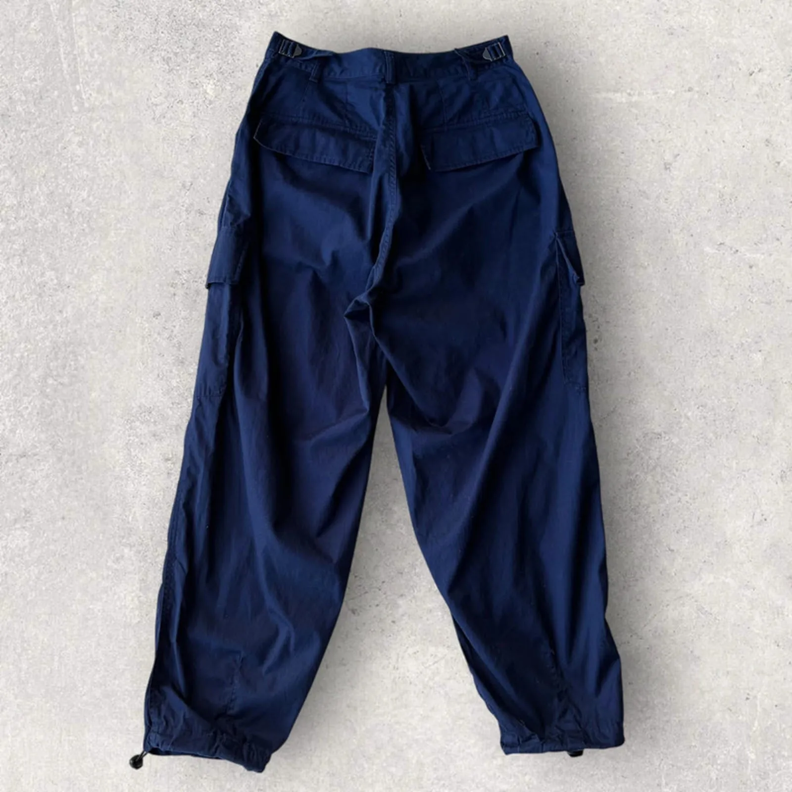 Universal Works Cotton Cargo Wide Trouser Navy W28 sold by WearHouse UK product image thumbnail 2