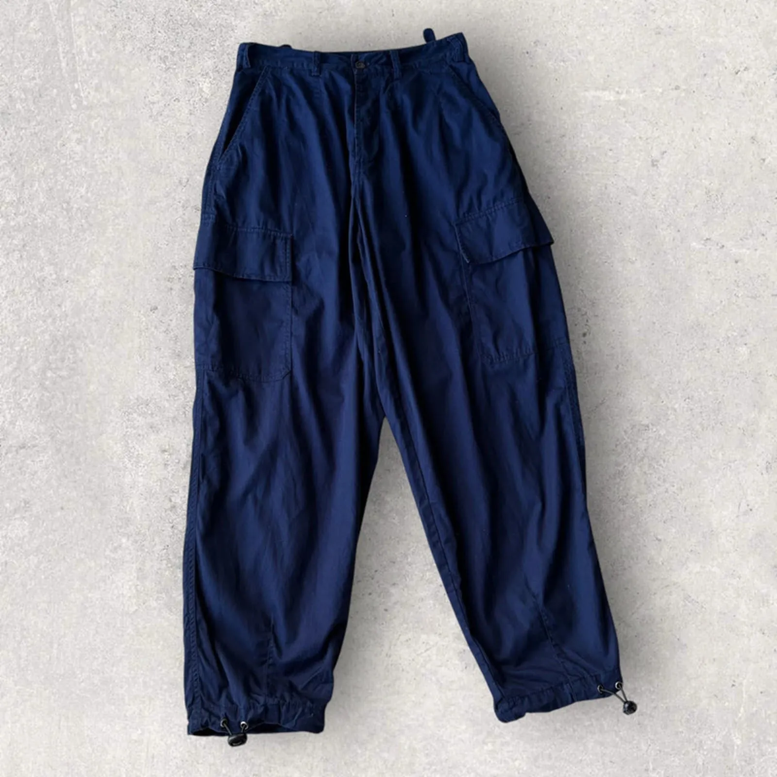 Universal Works Cotton Cargo Wide Trouser Navy W28 sold by WearHouse UK product image thumbnail 3