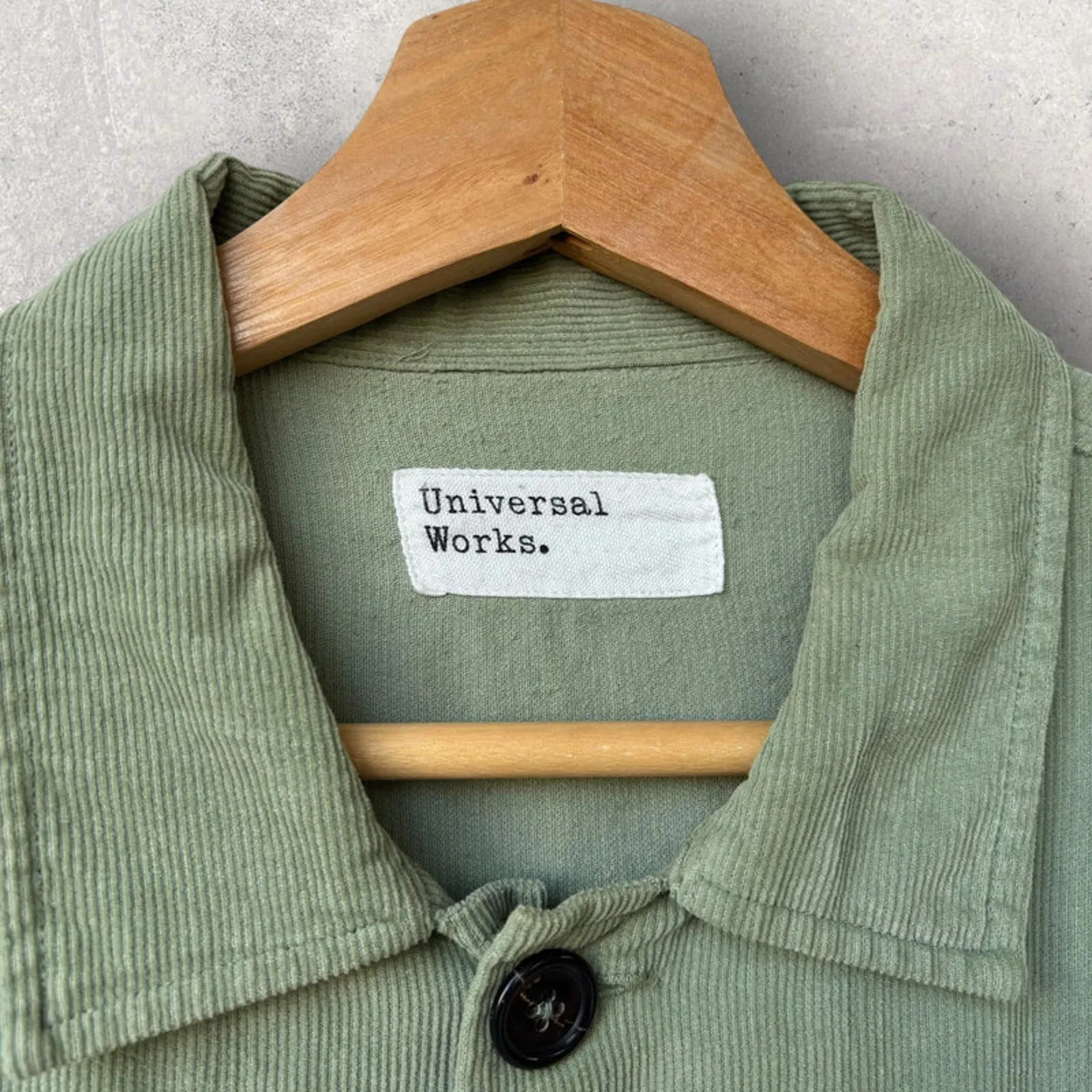 Universal Works Bakers Utility OverShirt Sage M sold by WearHouse UK product image thumbnail 3