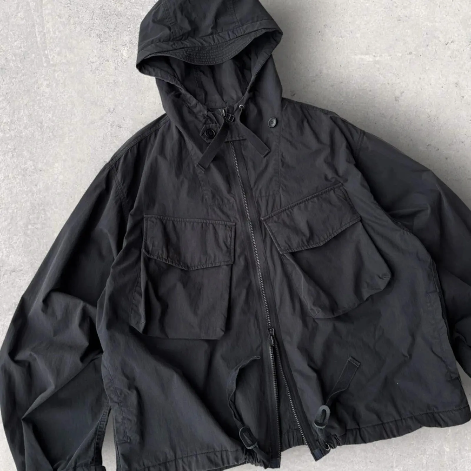 Frizmworks Hooded Utility Smock Black L sold by WearHouse UK product image thumbnail 4
