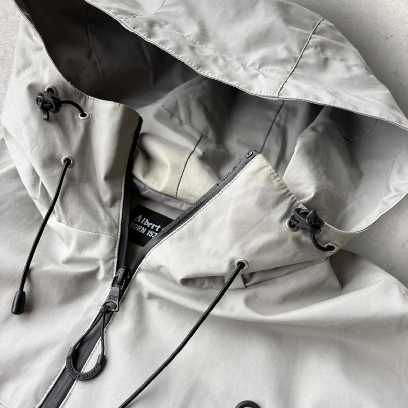 Uniform Bridge Water Resistant Mountain Jacket Grey M sold by WearHouse UK product image thumbnail 5