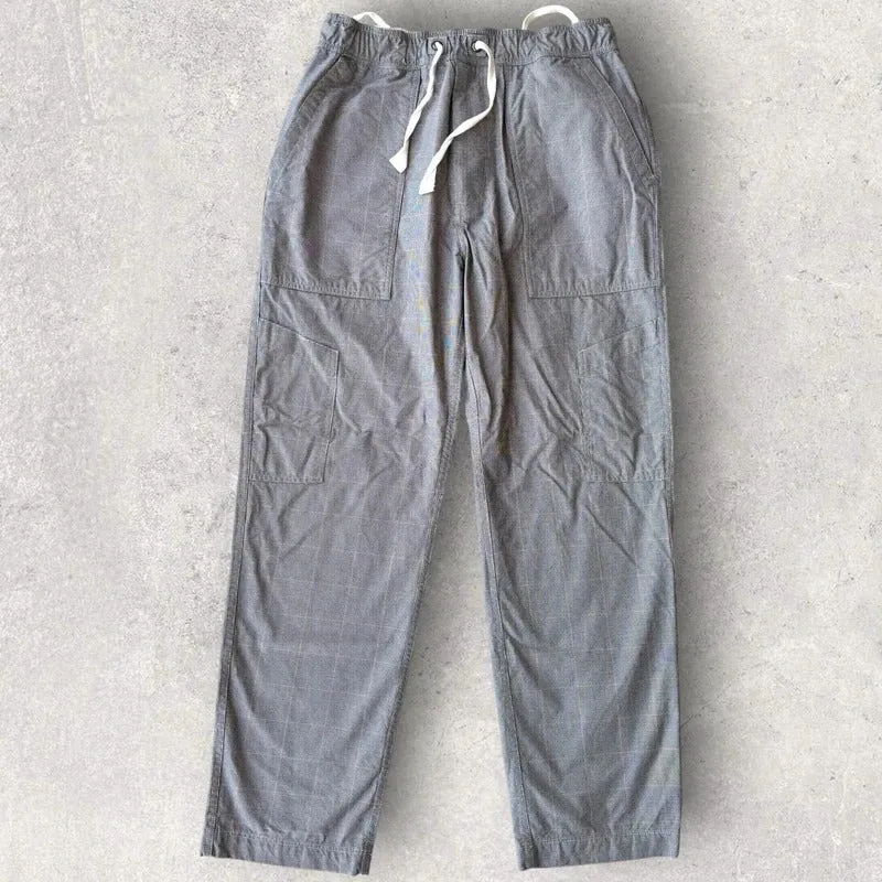 Eastlogue Utility Check Cargo Pant Grey S sold by WearHouse UK product image thumbnail 4