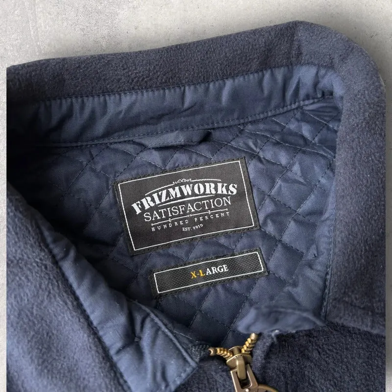 Frizmworks Fleece Drizzler Jacket Navy XL sold by WearHouse UK product image thumbnail 5