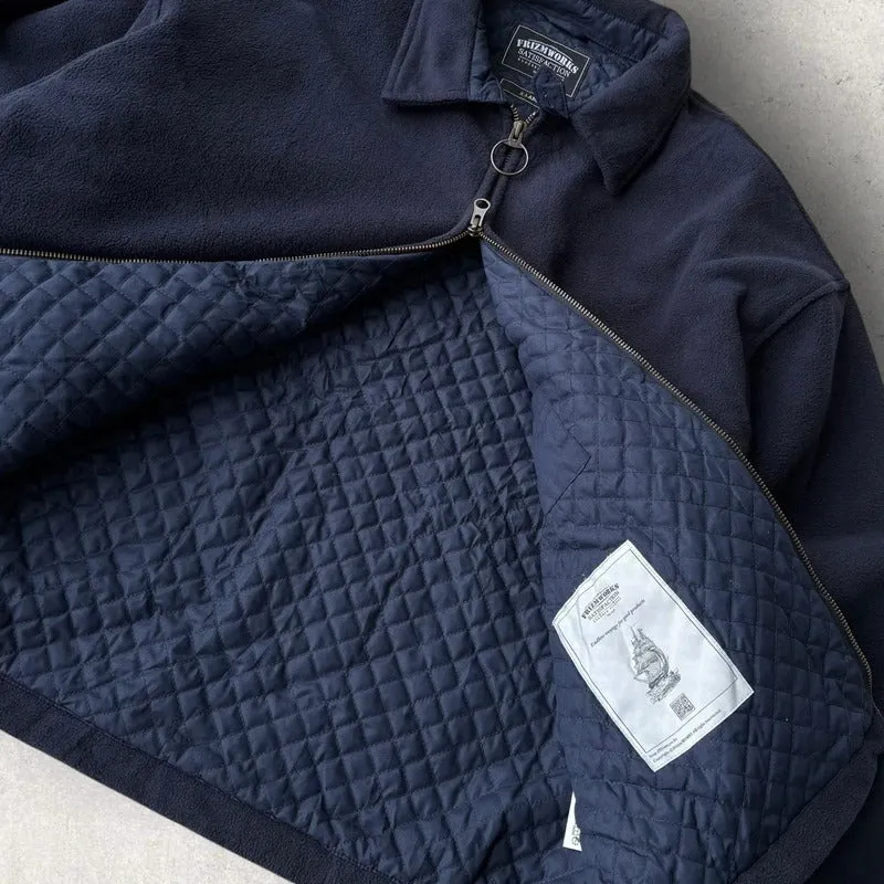 Frizmworks Fleece Drizzler Jacket Navy XL sold by WearHouse UK product image thumbnail 3