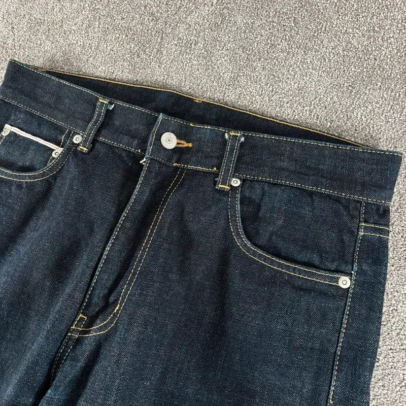 Uniform Bridge Raw Denim Straight Jean Indigo M sold by WearHouse UK product image thumbnail 5