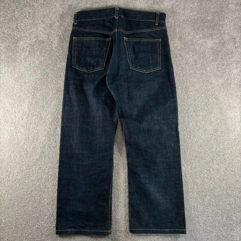 Uniform Bridge Raw Denim Straight Jean Indigo M sold by WearHouse UK product image thumbnail 2