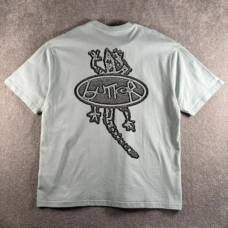 Butter Goods Graphic T Shirt Blue L made by Butter