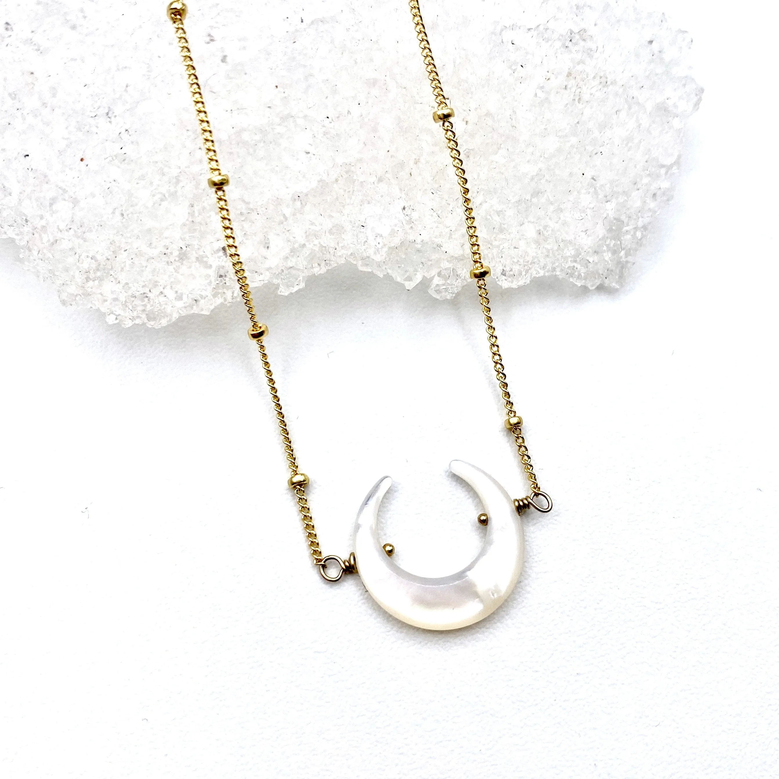 New Moon - white shell sold by Ace of Swords product image thumbnail 2