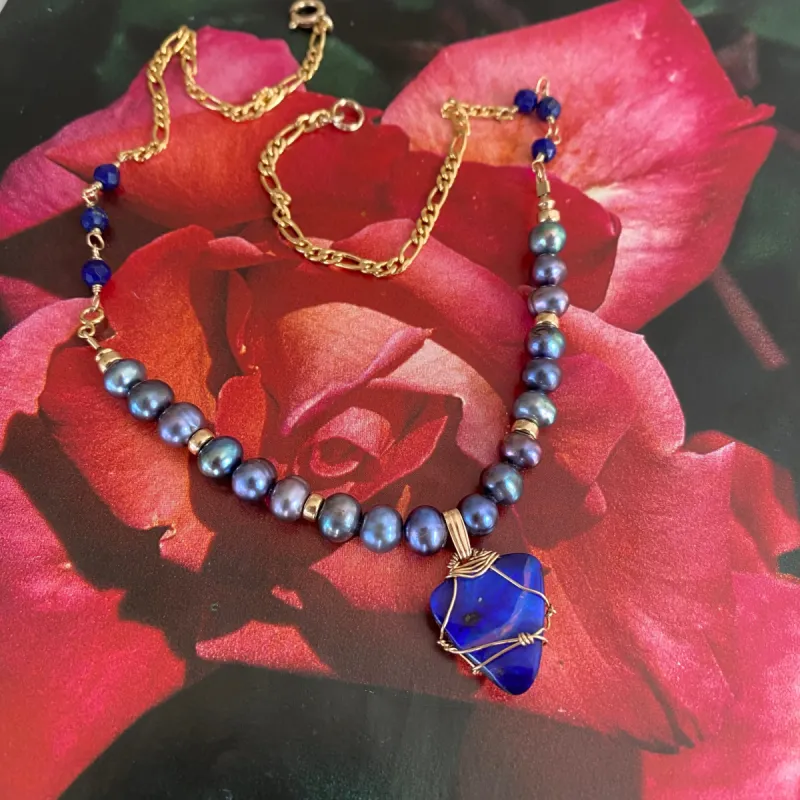 Aditi opal necklace sold by Ace of Swords