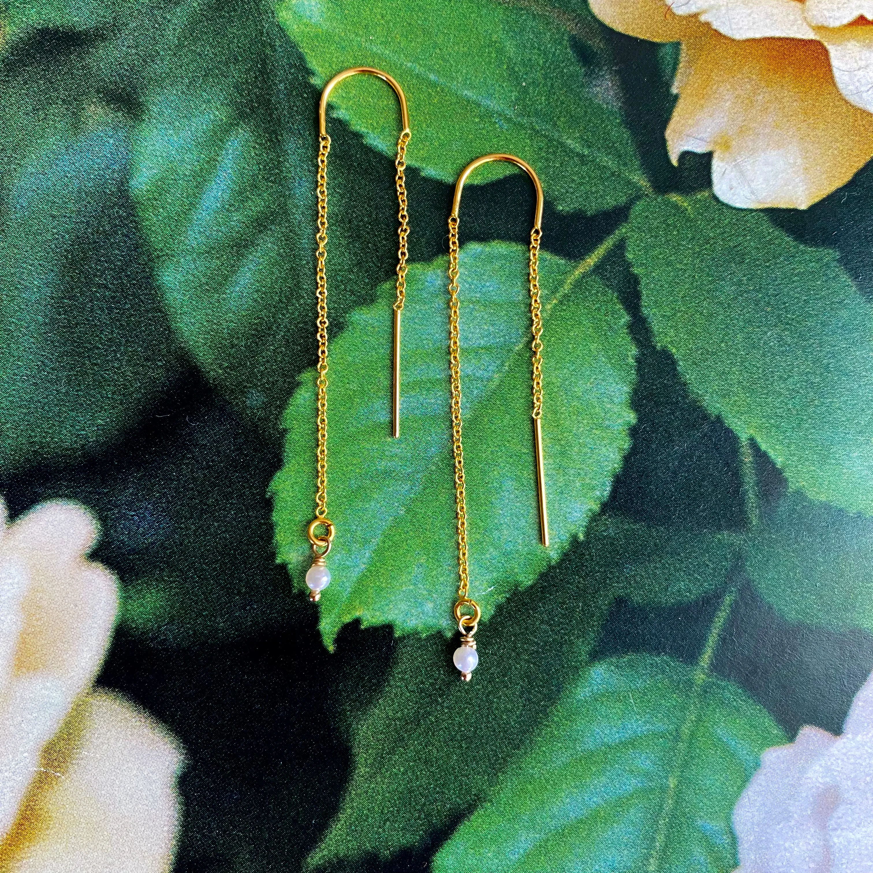 Thread earrings sold by Ace of Swords product image thumbnail 2