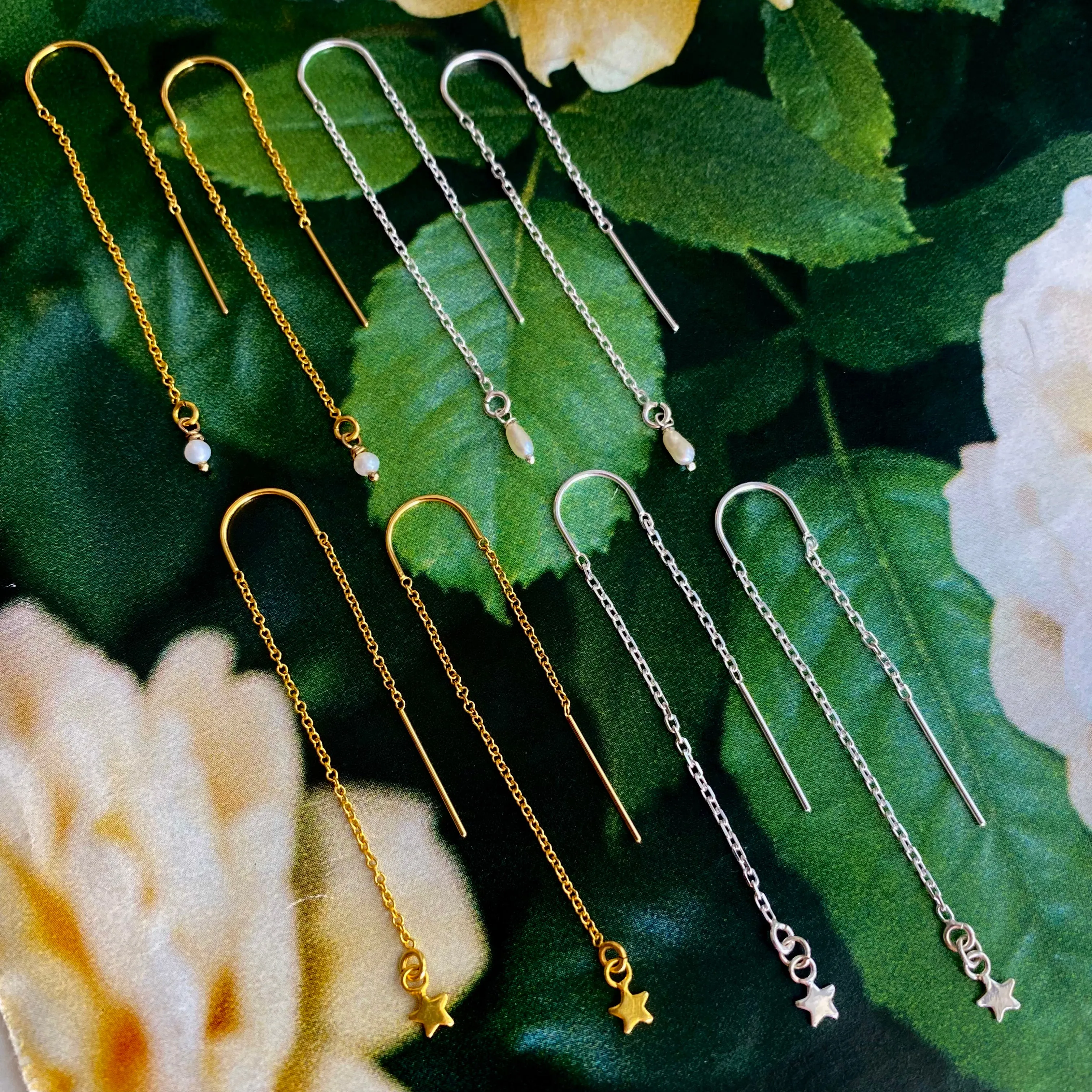 Thread earrings sold by Ace of Swords