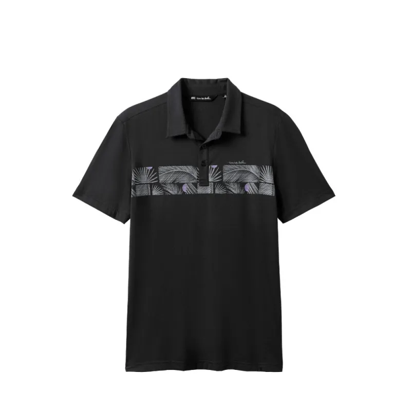 Travis Mathew Sand Nap Black Polo made by Travis Mathew