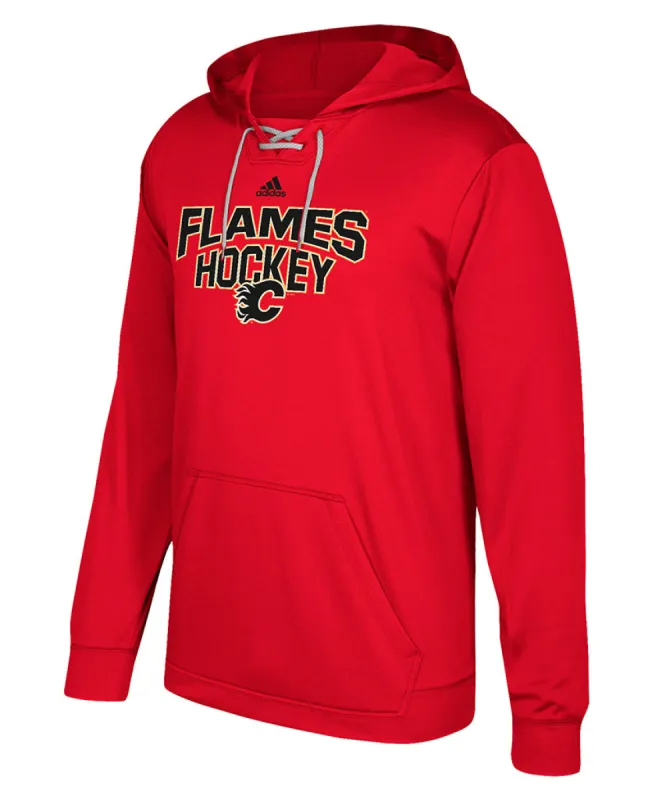 Calgary Flames Adidas Men'S Performance Fleece Hockey Hoodie sold by Pro Hockey Life