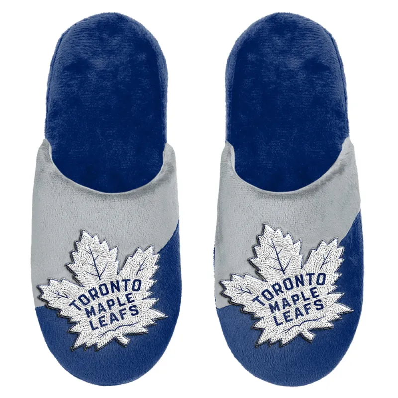 Toronto Maple Leafs Big Logo Slippers sold by Pro Hockey Life