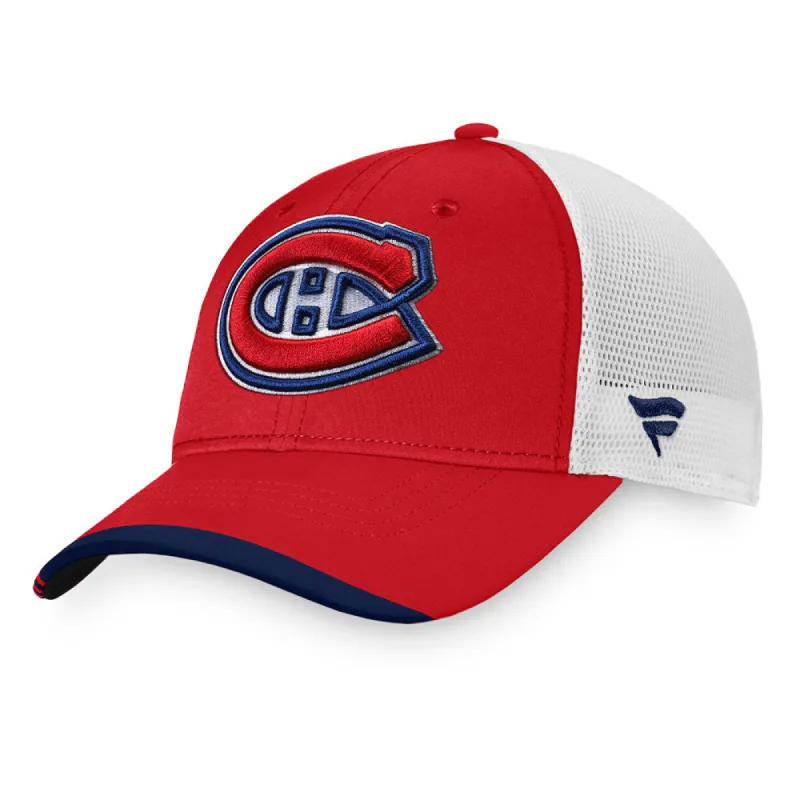 MONTREAL CANADIENS FANATICS MEN'S AUTHENTIC PRO LOCKER ROOM ALTERNATE LOGO ADJUSTABLE MESH HAT sold by Pro Hockey Life
