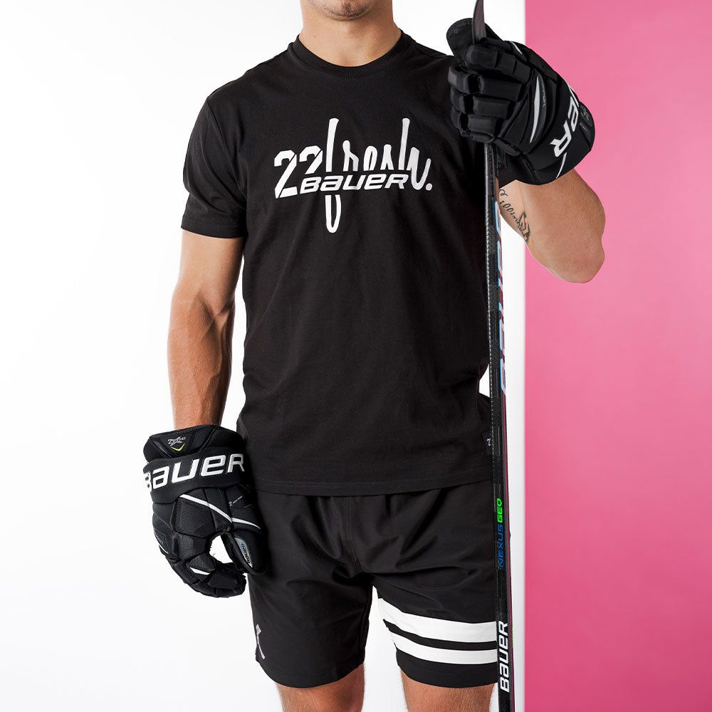 BAUER X 22FRESH COLLAB T SHIRT - BLACK sold by Pro Hockey Life product image thumbnail 2