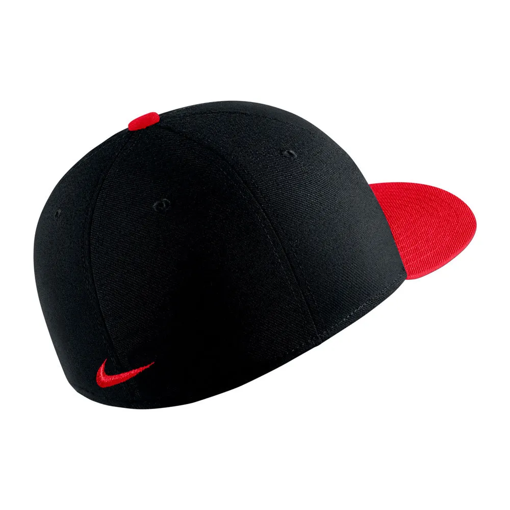 NIKE HOCKEY DRI-FIT SWOOSH BLACK/RED FLEX HAT sold by Pro Hockey Life product image thumbnail 2